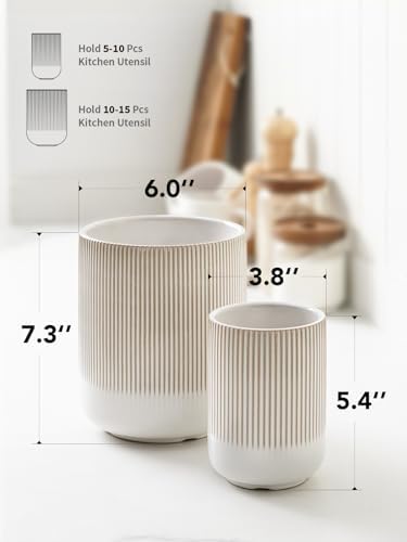 LE TAUCI Ceramic Kitchen Utensil Holder - Image 6