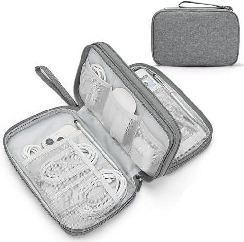 FYY Electronic Organizer, Travel Tech Pouch Bag, Dark Grey by FYY