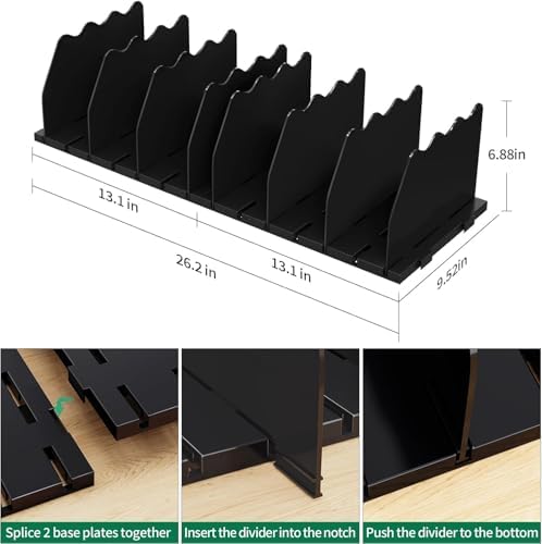 SPACEKEEPER Shelf Divider for Closet - Image 2