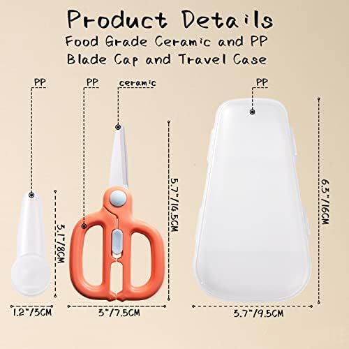 Ceramic Baby Food Scissors Kids - Image 5