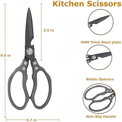 Heavy Duty Sharp Kitchen Scissors - Image 2