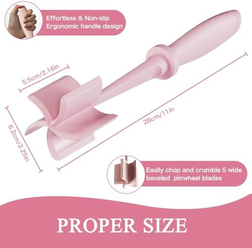 2 Pack Meat Chopper Ground Beef Masher Tool - Image 4