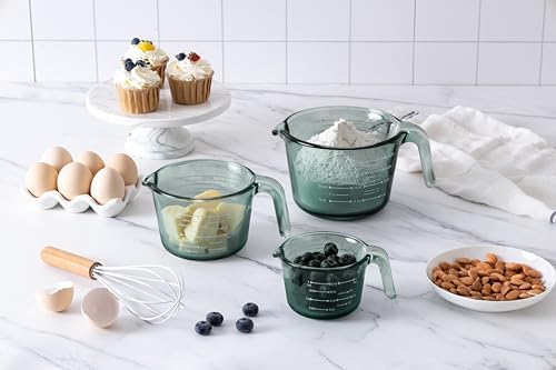 COOK WITH COLOR Glass Measuring Cups - Image 3