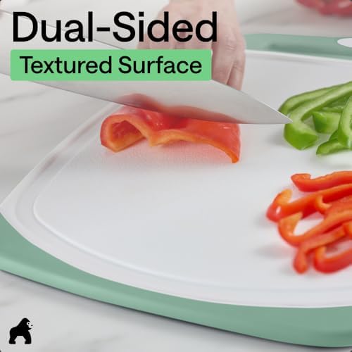 GORILLA GRIP BPA-Free Reversible Kitchen Cutting Board - Image 6