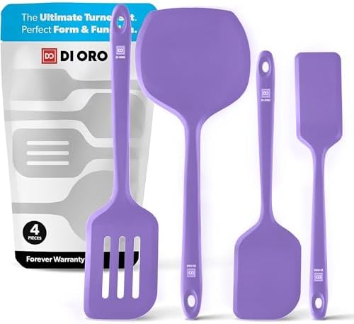DI ORO Silicone Turner Spatula Set by DIORO