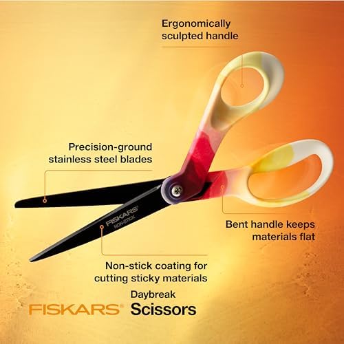 Fiskars 8" Non-Stick Designer Explore Collection Scissors - Image 5