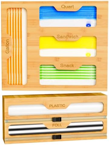 KOCWELL Bamboo Bag Storage Organizer by KOCWELL