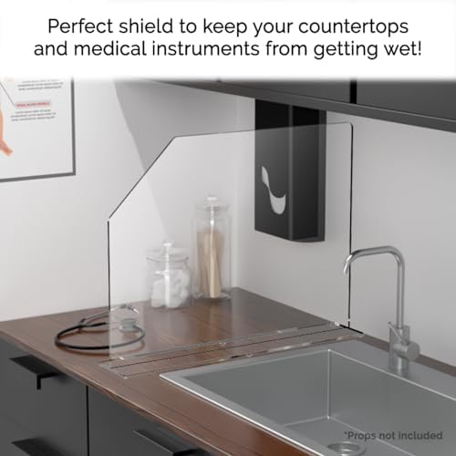 Sink Splash Guard Clear Acrylic - Image 2