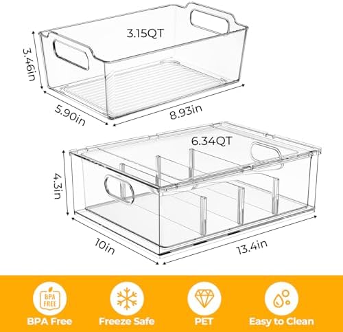 Refrigerator Organizer Bins - Image 2