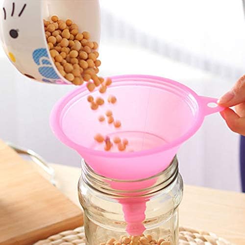 Plastic Funnel Set Funnels, Rainbow Colours Kitchen Suitable - Image 2
