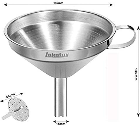 5.5-Inch 14CM Stainless Steel Kitchen Funnel - Image 2