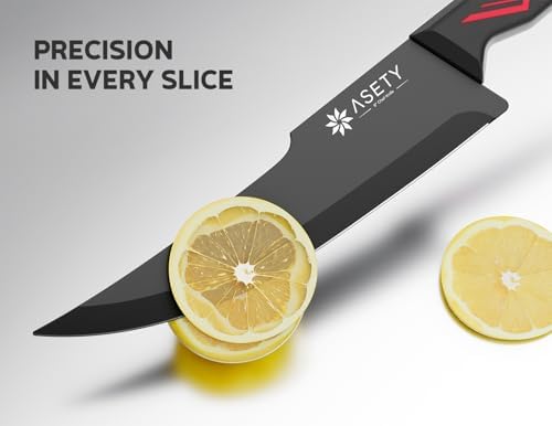 ASETY Knife Set with Block, Dishwasher Safe - Image 5