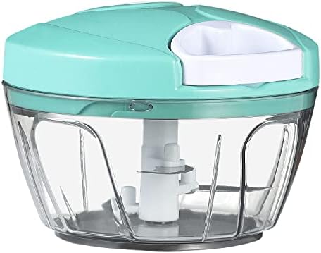 Ourokhome Manual Food Processor Vegetable Chopper, Portable Hand Pull String by Ourokhome