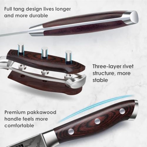 Knife Set 16 pcs, Japanese Kitchen Knife - Image 4