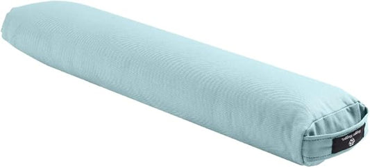 Hugger Mugger Pranayama Yoga Bolster - Very Firm, use Under Length of Spine for Deeper Breathing or Under Ankles, Handmade in The USA