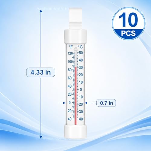 Long Strip Refrigerator Freezer Thermometer, Hanging & Standing Thermometer - Image 2