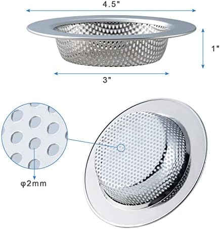 2 Pcs Sink Strainer Double-Layer Safe Design - Image 4