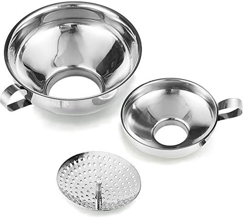 Delove Canning Funnel with Strainer by Delove