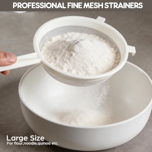 4 Pcs Plastic Nylon Mesh Strainer Colander - Image 3