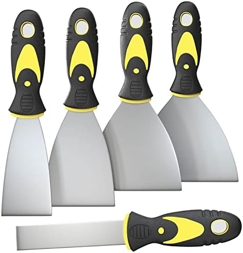 Rerdeim 5Pcs Putty Knife, Spackle Knife, Paint Scraper, Scraper Tool, No Rusting by Rerdeim