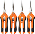 4 Pack Pruning Shears 6.5 Inch Stainless Steel Garden Scissors by BEofferDirect