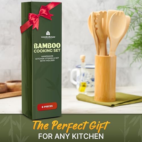 Bamboo Cooking Utensils Set 7 Pcs - Image 6