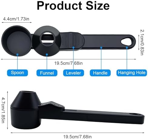 SonKu 2 Pcs Coffee Scoop & Funnel - Image 2
