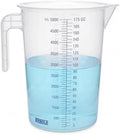 5 Liter Measuring Pitcher | 1.3 Gallon Shatterproof Plastic by Terbold