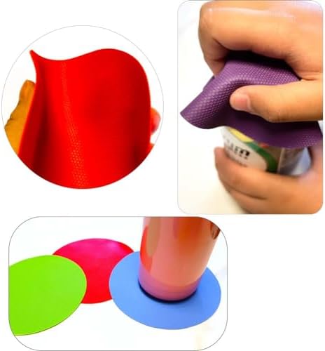 4pcs Rubber Jar Opener Bottle Gripper - Image 2