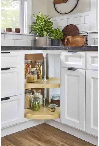 Rev-A-Shelf 2 Tier Pie-Cut Plastic Lazy Susan - Image 2
