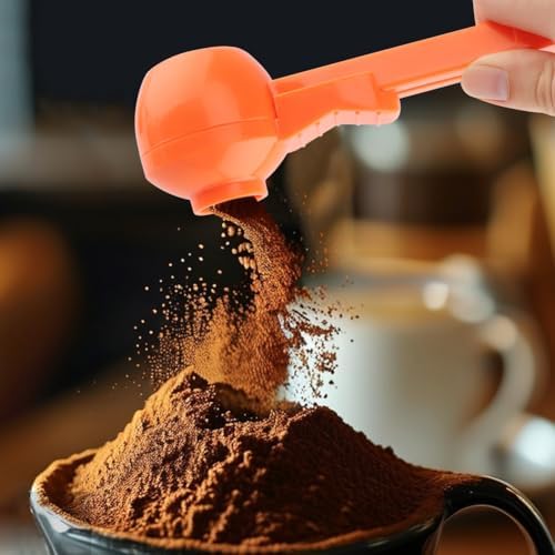 Coffee Scoop with Funnel for Ground Coffee, Reusable Coffee Pods 2TBSP Mess-Free - Image 3