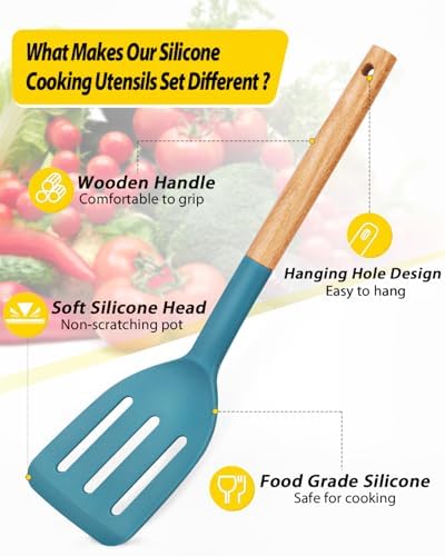 BUNDLEPRO Silicone Cooking Utensils Set - Image 2