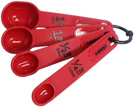 MIRRO 4 Piece Nested Measuring Spoons Set by VisitMirro