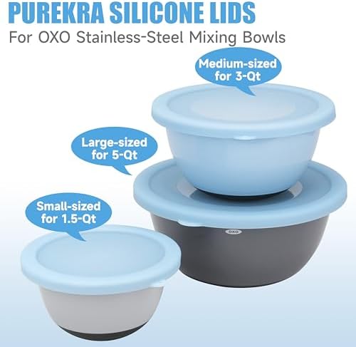3 Pack Silicone Replacement Lids - Image 2