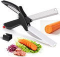 Ozwixhvt Kitchen Scissors with Cutting Board, Safety Lock, 2-in-1 Design by Unknown