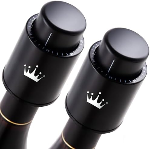 VINABON Vacuum Wine Stopper Set by VINABON
