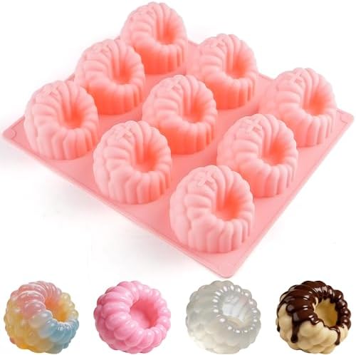 3D Raspberry Silicone Mold for Mousse Cake, 9-Cavity Raspberry Fruit Mold for by Vidotim