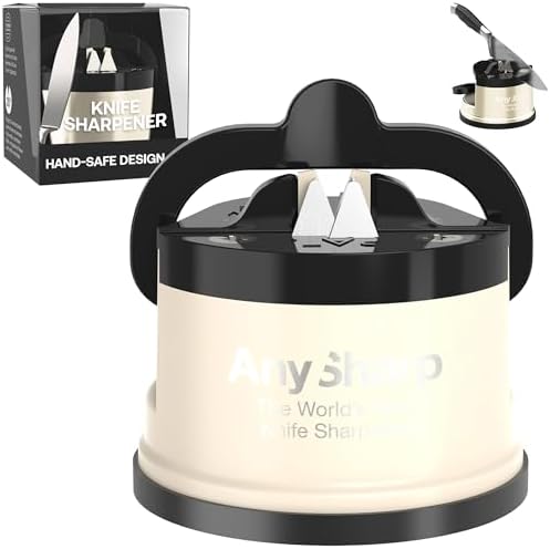 AnySharp – Pro – Easy to Use, Hands Free Knife Sharpener by AnySharp