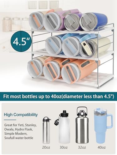 Upgraded Large Expandable Water Bottle Organizer Designed - Image 3