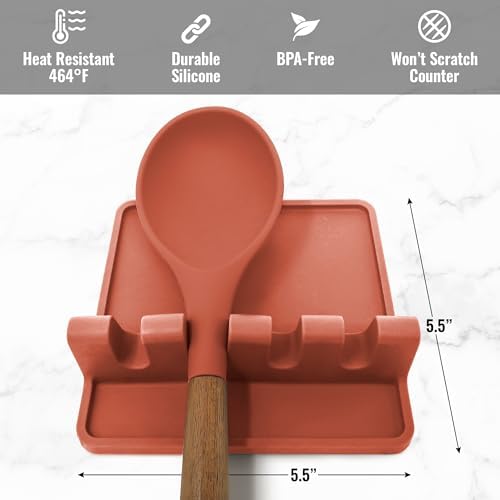 Zulay Kitchen Silicone Utensil Rest - Image 5