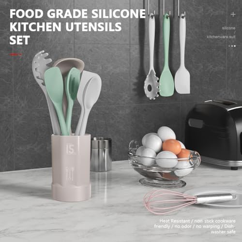 AOTHOD Silicone Cooking Utensils Set - Image 2