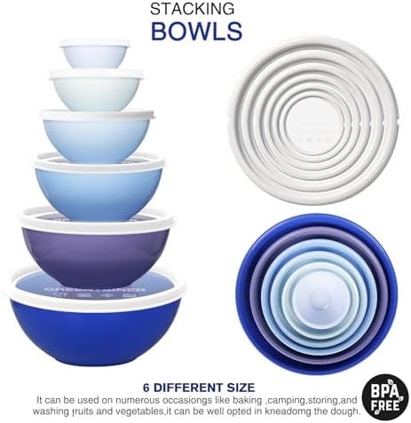 Greentainer Plastic Mixing Bowls - Image 4