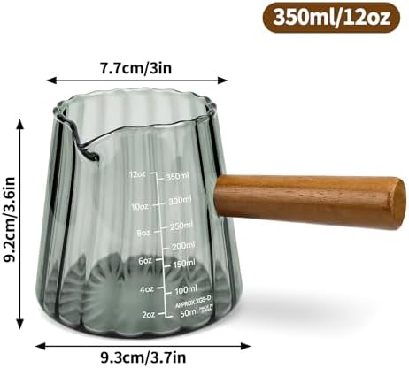 Espresso Measuring Cup 12 Oz, Espresso Glass Cups - Image 2