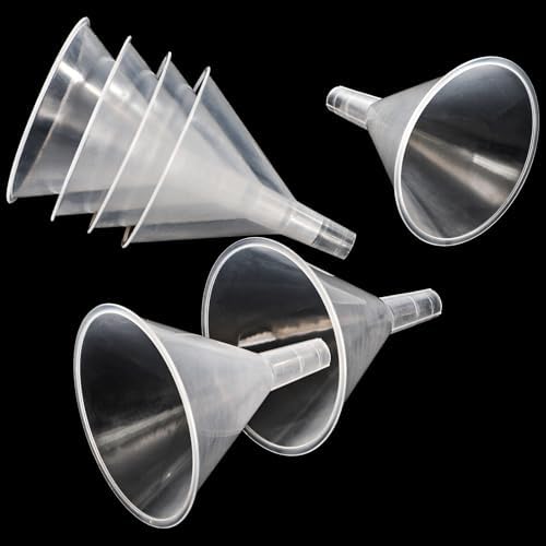 Tebery 20 Pack Plastic Funnels Set, 4.7 Inch Wide Mouth Funnel - Image 5