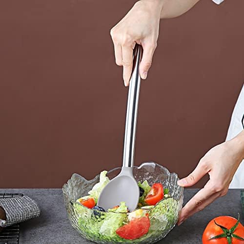 Berglander Cooking Spoon, Non-stick Silicone Solid Serving, Basting Spoon - Image 6