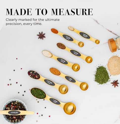 Styled Settings Magnetic Measuring Spoons Set - Image 4