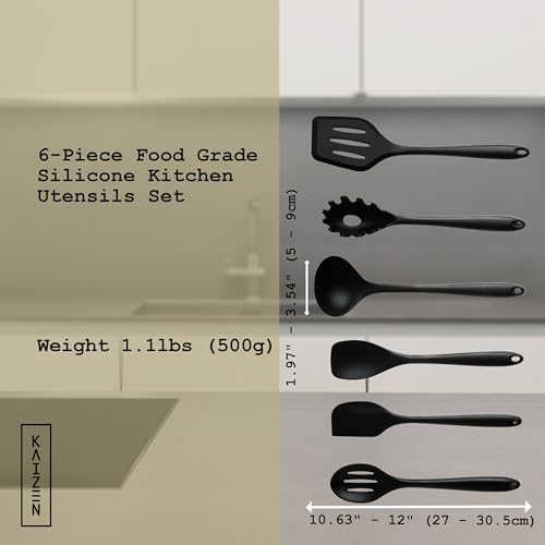 KAIZEN 6 Piece Silicone Utensils Set - Image 2
