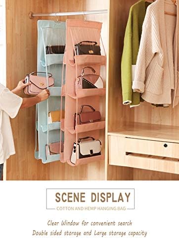 AARAINBOW 1 Pack Hanging Handbag Purse Organizer, Hand Bag Organizer Space - Image 4