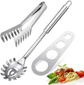 3 Pieces Stainless Steel Spaghetti Server Set by Unknown