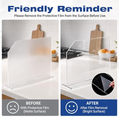 2 Pcs Acrylic Sink Splash Guard - Image 3